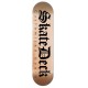 Board Skatedeck bois logo gothique