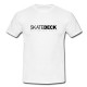 Tee shirt skatedeck blanc