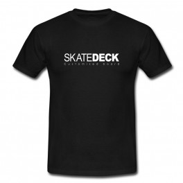 Tee shirt skatedeck noir