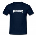 Tee shirt skatedeck bleu marine style thrasher