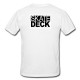 Tee shirt skatedeck blanc
