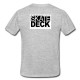 Tee shirt skatedeck gris chiné