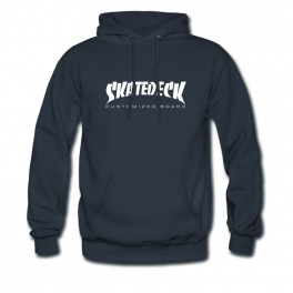 Sweat shirt skatedeck bleu marine style thrasher