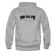 Sweat shirt skatedeck gris chiné style thrasher