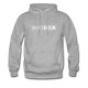 Sweat shirt skatedeck gris chiné