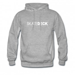 Sweat shirt skatedeck gris chiné