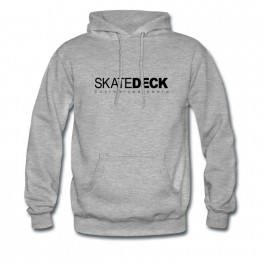 Sweat shirt skatedeck gris chiné
