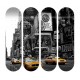 4 Boards personnalisées "New York Yellow Cab"